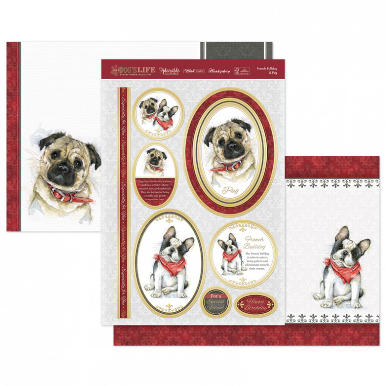 French Bulldog & Pug Luxury Topper Set